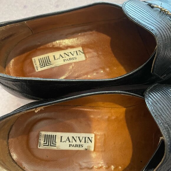 gENUINE LIZARD LANVIN SHOSE MADE IN ITALY. - Picture 2 of 8